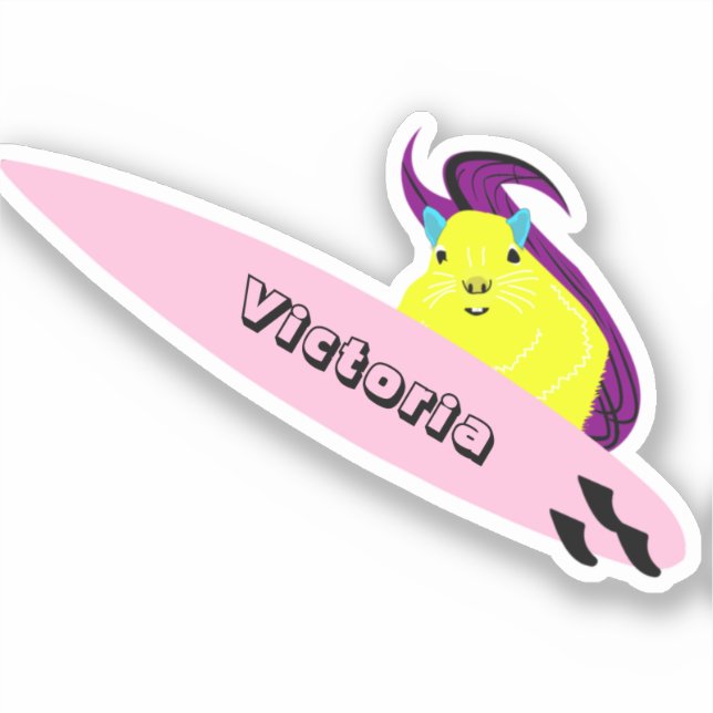 Naughty Squirrel #1585 Surfing (Front)