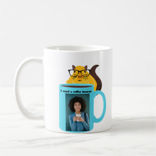 Naughty Squirrel #159 Coffee Human Mug