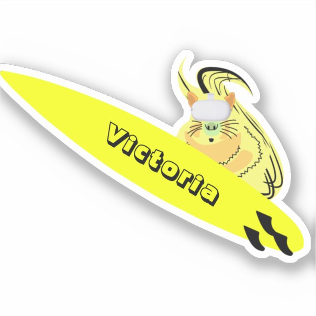 Naughty Squirrel #1648 Surfing (Front)