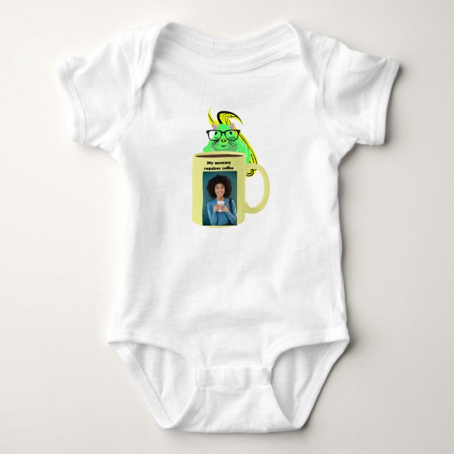 Naughty Squirrel #167 Baby Coffee Bodysuit (Front)
