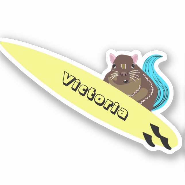 Naughty Squirrel #1733 Surfing (Front)