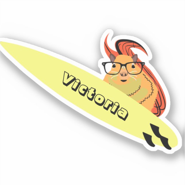 Naughty Squirrel #1759 Surfing (Front)