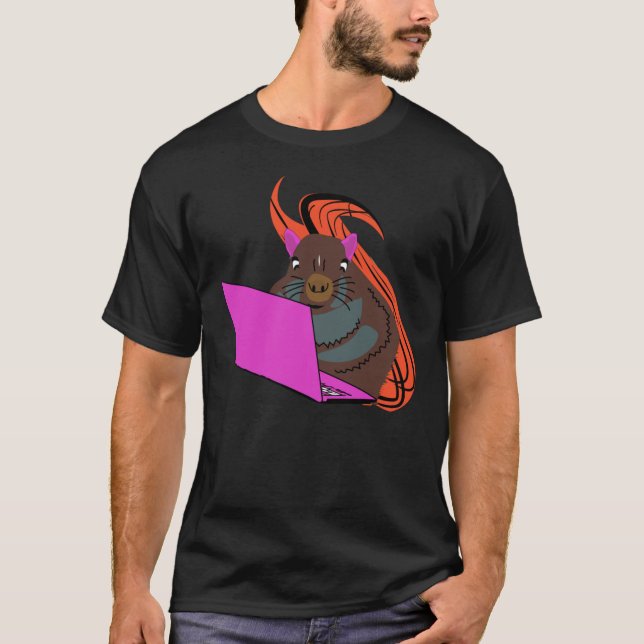 Naughty Squirrel #181 T-Shirt (Front)