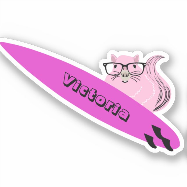 Naughty Squirrel #1828 Surfing (Front)