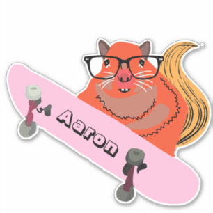 Naughty Squirrel #183 Skateboarding
