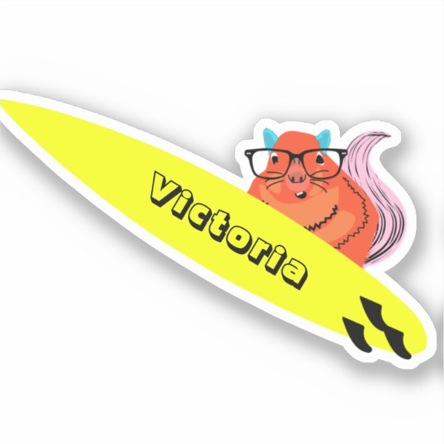 Naughty Squirrel #1892 Surfing (Front)