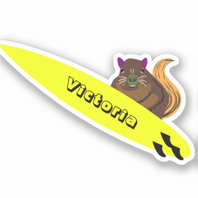 Naughty Squirrel #1915 Surfing (Front)