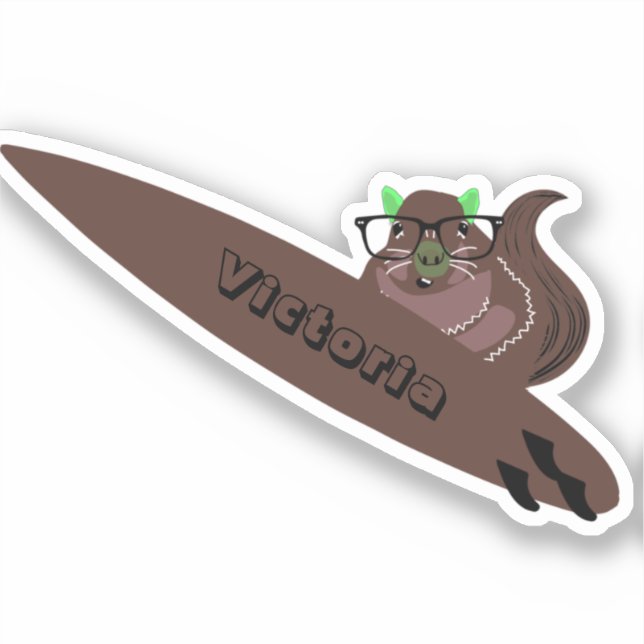 Naughty Squirrel #1951 Surfing (Front)