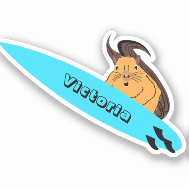 Naughty Squirrel #2068 Surfing (Front)