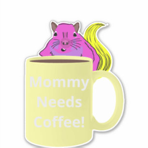 Naughty Squirrel #234 Coffee Cup