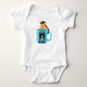 Naughty Squirrel #240 Baby Coffee Bodysuit