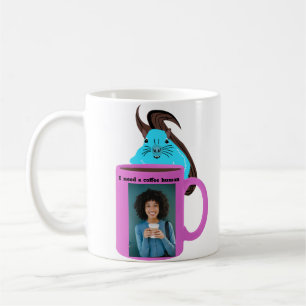 Naughty Squirrel #248 Coffee Human Mug