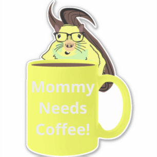 Naughty Squirrel #250 Coffee Cup