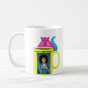 Naughty Squirrel #279 Coffee Human Mug