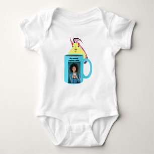 Naughty Squirrel #287 Baby Coffee Baby Bodysuit