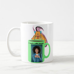 Naughty Squirrel #346 Coffee Human Mug