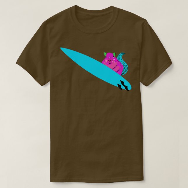 Naughty Squirrel 450 Surfing T-Shirt (Design Front)