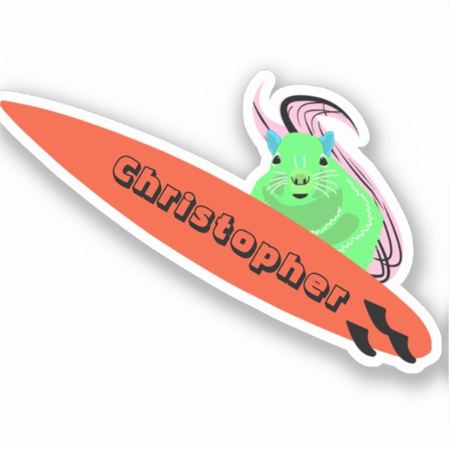 Naughty Squirrel #652 Surfing (Front)