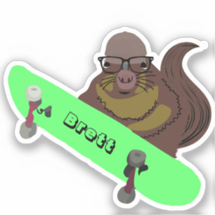 Naughty Squirrel #686 Brett Skateboarding