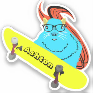 Naughty Squirrel #977 Custom Name Skate