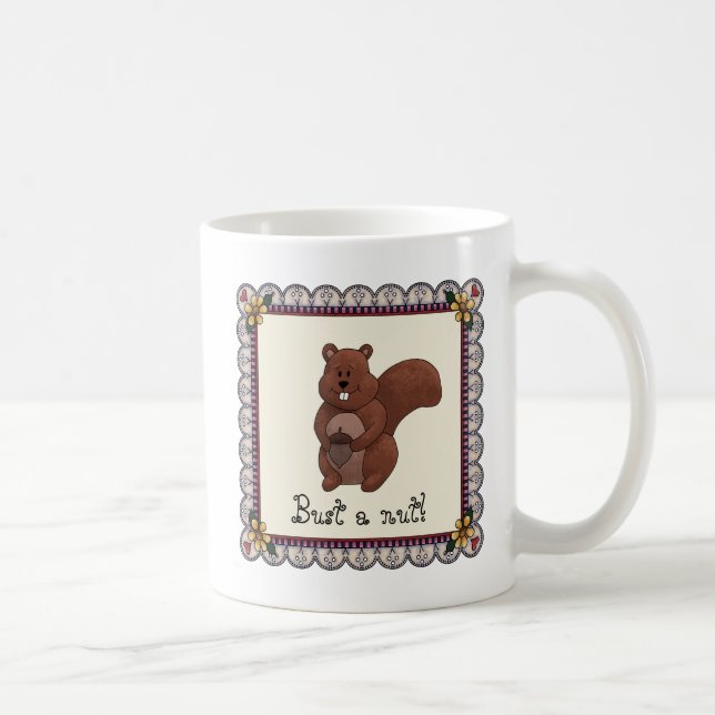 Naughty Squirrel Coffee Mug (Right)