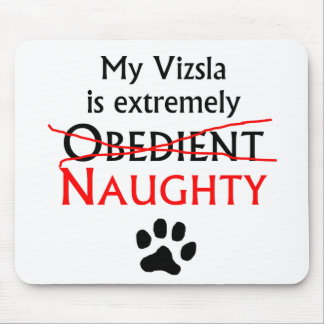 Naughty Vizsla Mouse Pad