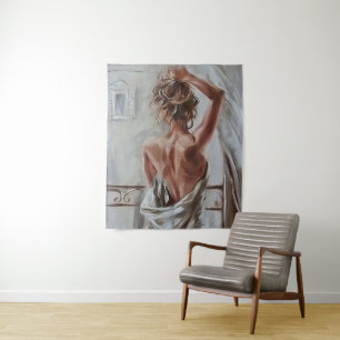 Naughty Wake Up Tapestry