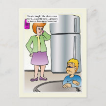 Naughty Words Postcard