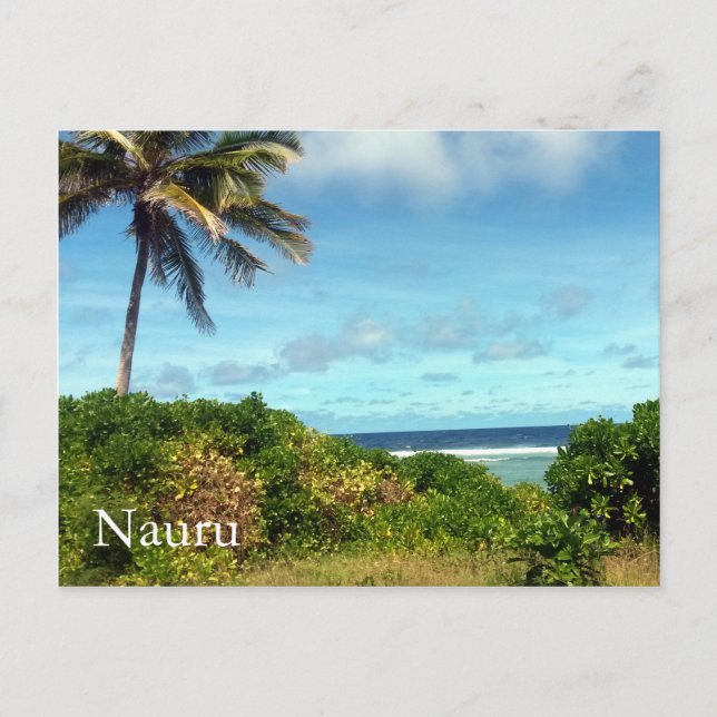 nauru blue postcard (Front)