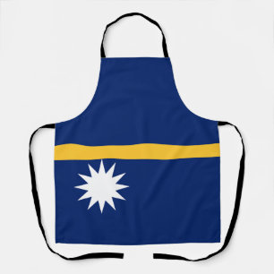 Nauru Flag Apron