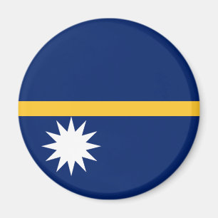 Nauru Flag Magnet
