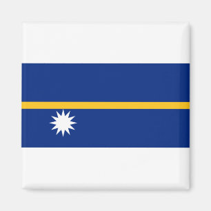 Nauru Flag Magnet
