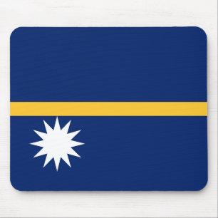 Nauru Flag Mouse Pad
