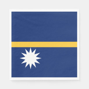 Nauru Flag Napkin