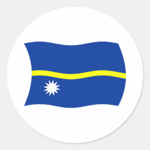 Nauru Flag Sticker