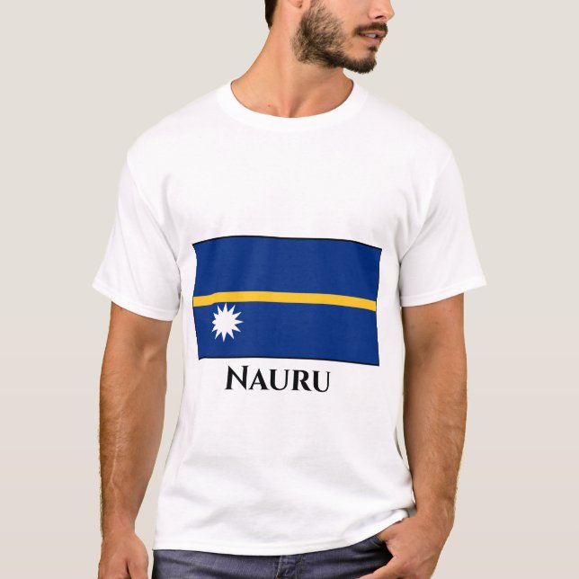 Nauru Flag T-Shirt (Front)