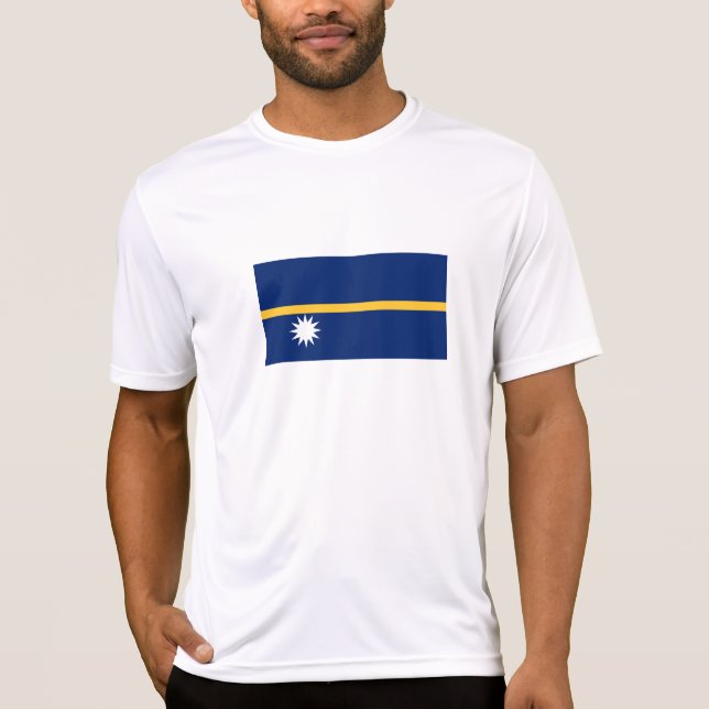 Nauru Flag T-Shirt (Front)