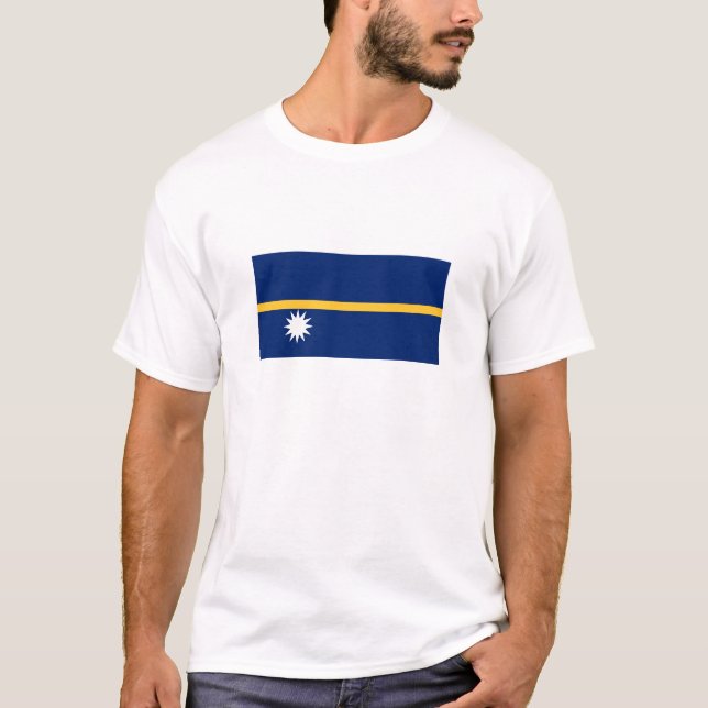Nauru Flag T-Shirt (Front)