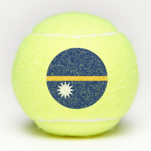 Nauru Flag Tennis Balls