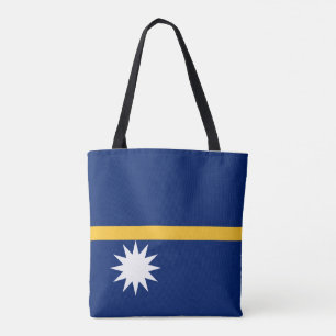 Nauru Flag Tote Bag