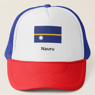 Nauru Flag Trucker Hat