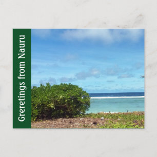 nauru greeting waters postcard