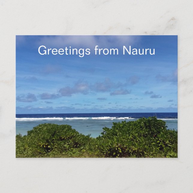 nauru greetings postcard (Front)