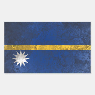 Nauru Rectangular Sticker