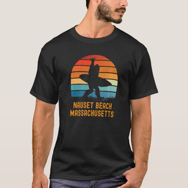 Nauset Beach  Massachusetts Sasquatch Souvenir T-Shirt (Front)