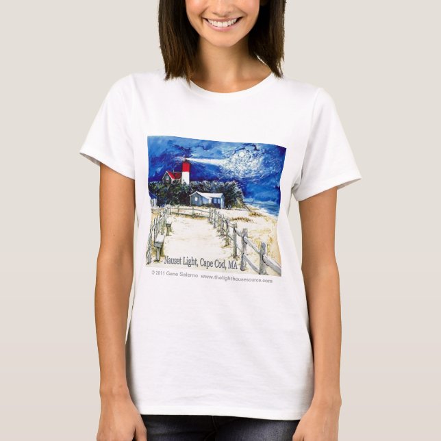 Nauset Light  Cape Cod, Ma. T-Shirt (Front)
