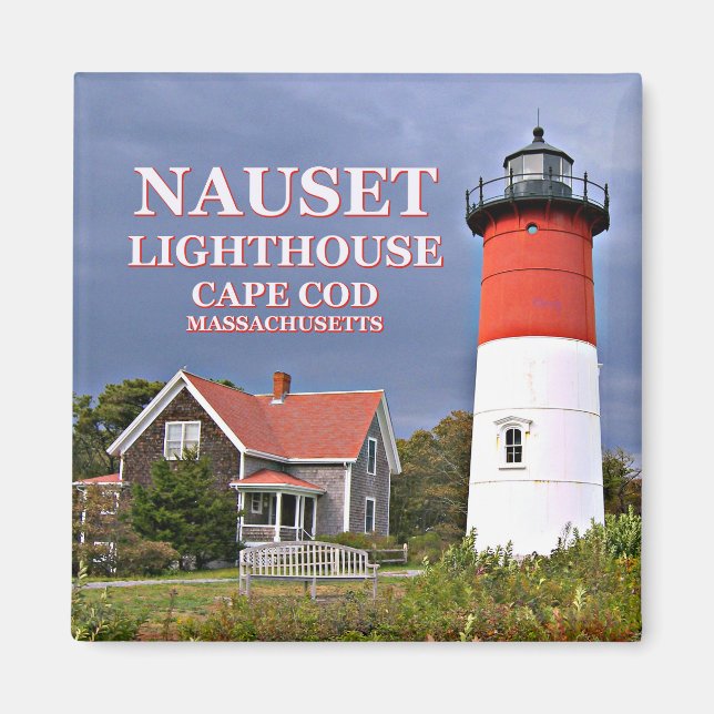 Nauset Light, Cape Cod, Massachusetts Magnet (Front)