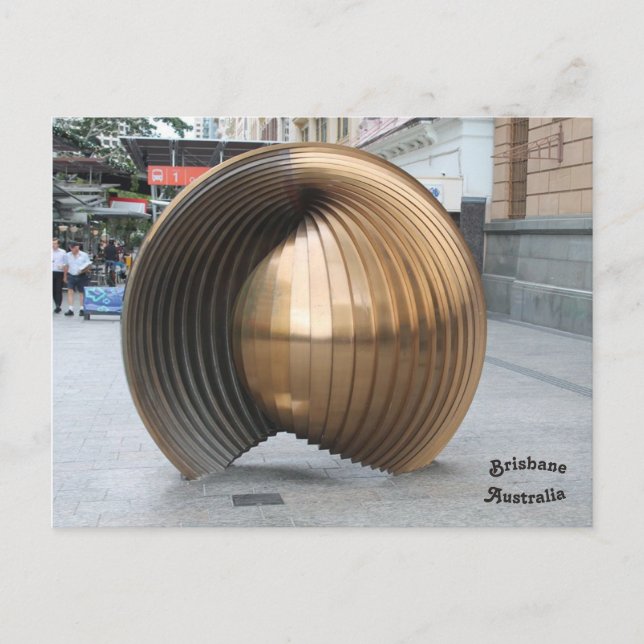 Nautalis Shell Sculpture, Brisbane, Australia Postcard (Front)