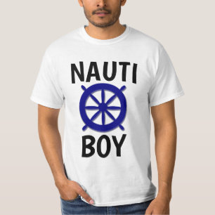 NAUTI BOY NAUTICAL MEN'S Beach T-Shirts