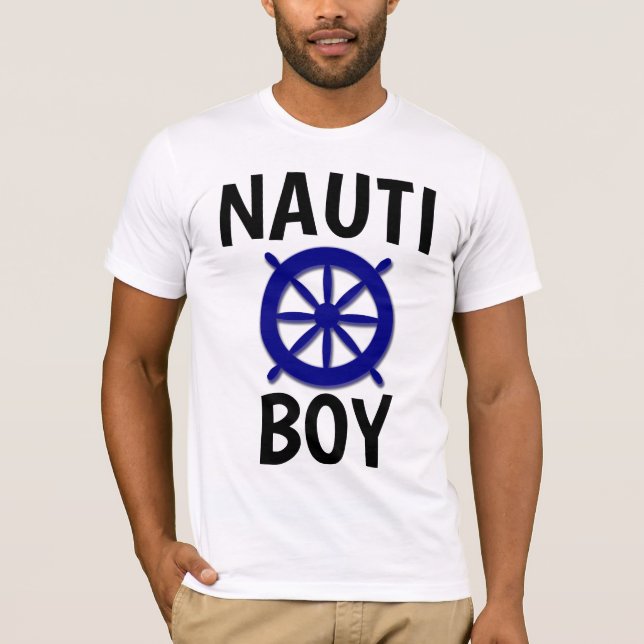 NAUTI BOY NAUTICAL MEN'S T-Shirts (Front)